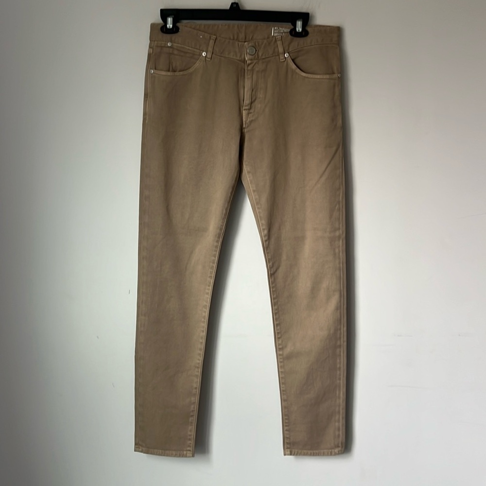 PT Torino Men’s Khaki Swing mid-rise straight-leg jeans Size 35 🖤